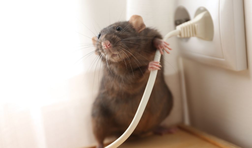 como hacer que las ratas no muerdan cables en casa